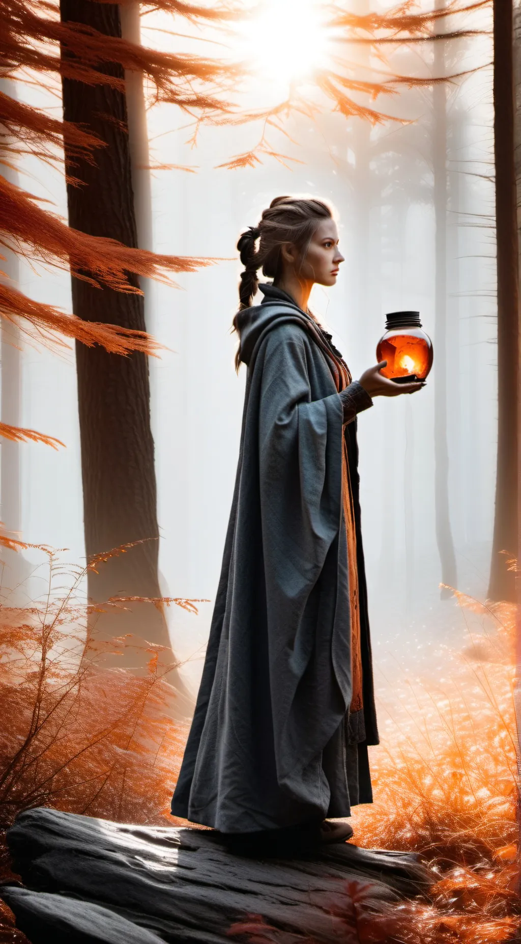 ai character: Hermione  background