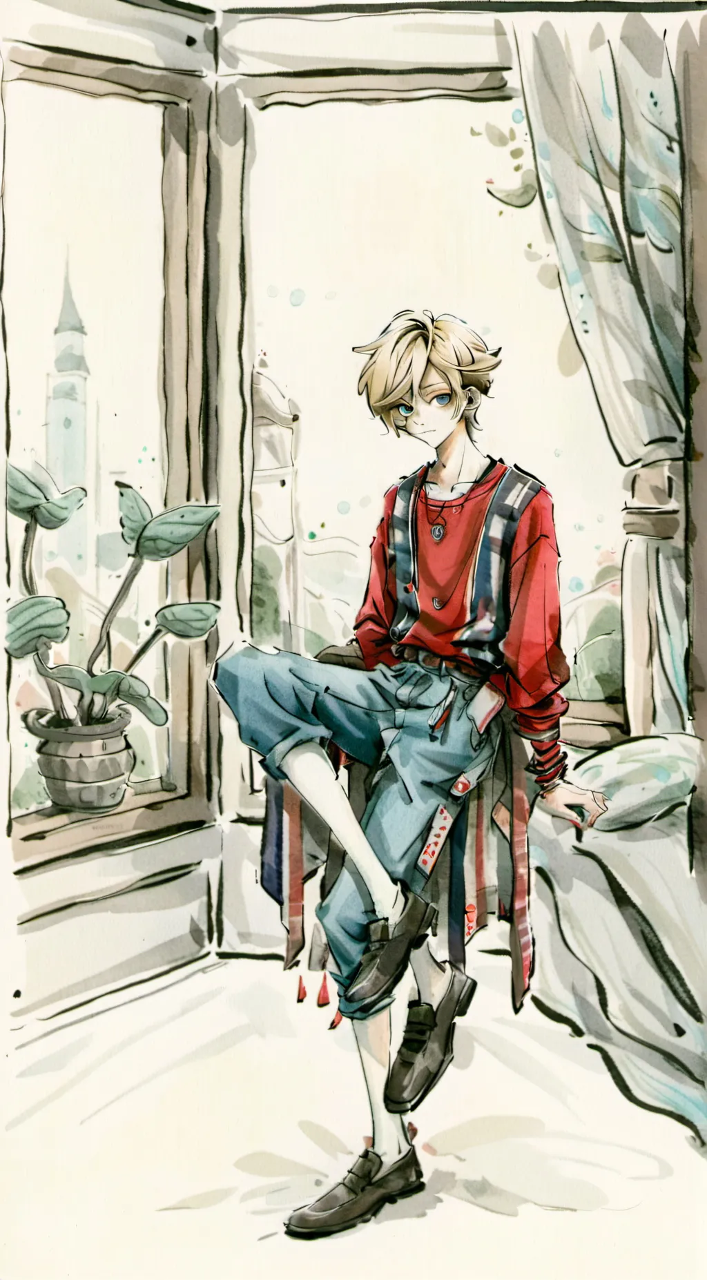 ai character: Esle background