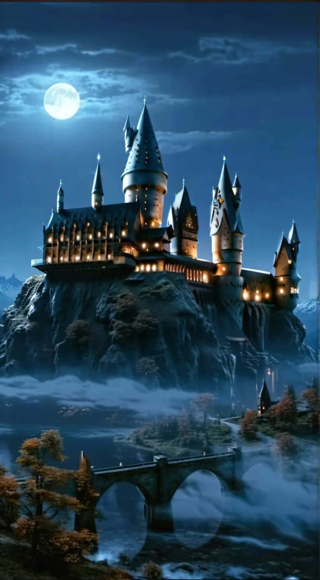 ai character: hogwarts  background