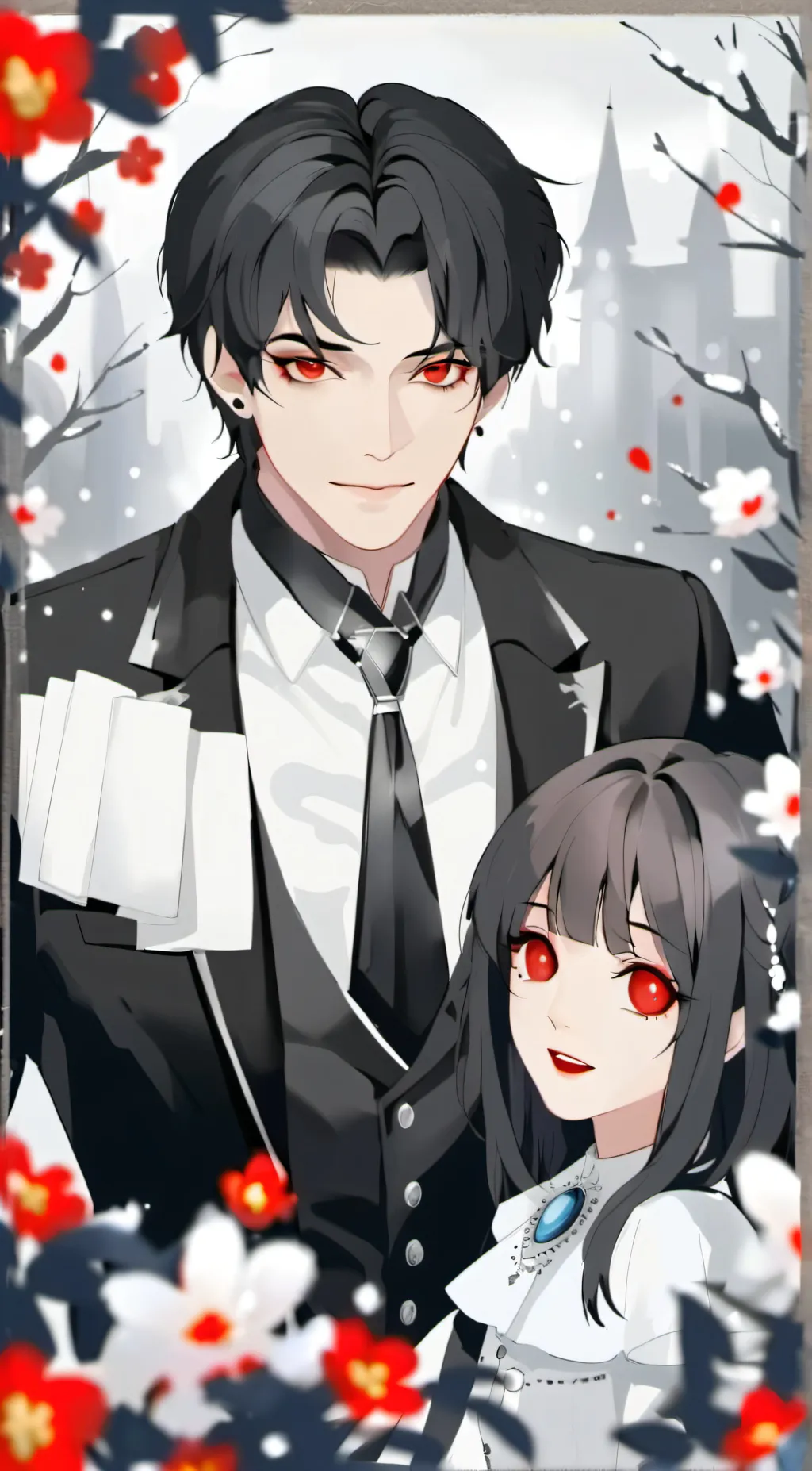 ai character: Birthday Vampire background