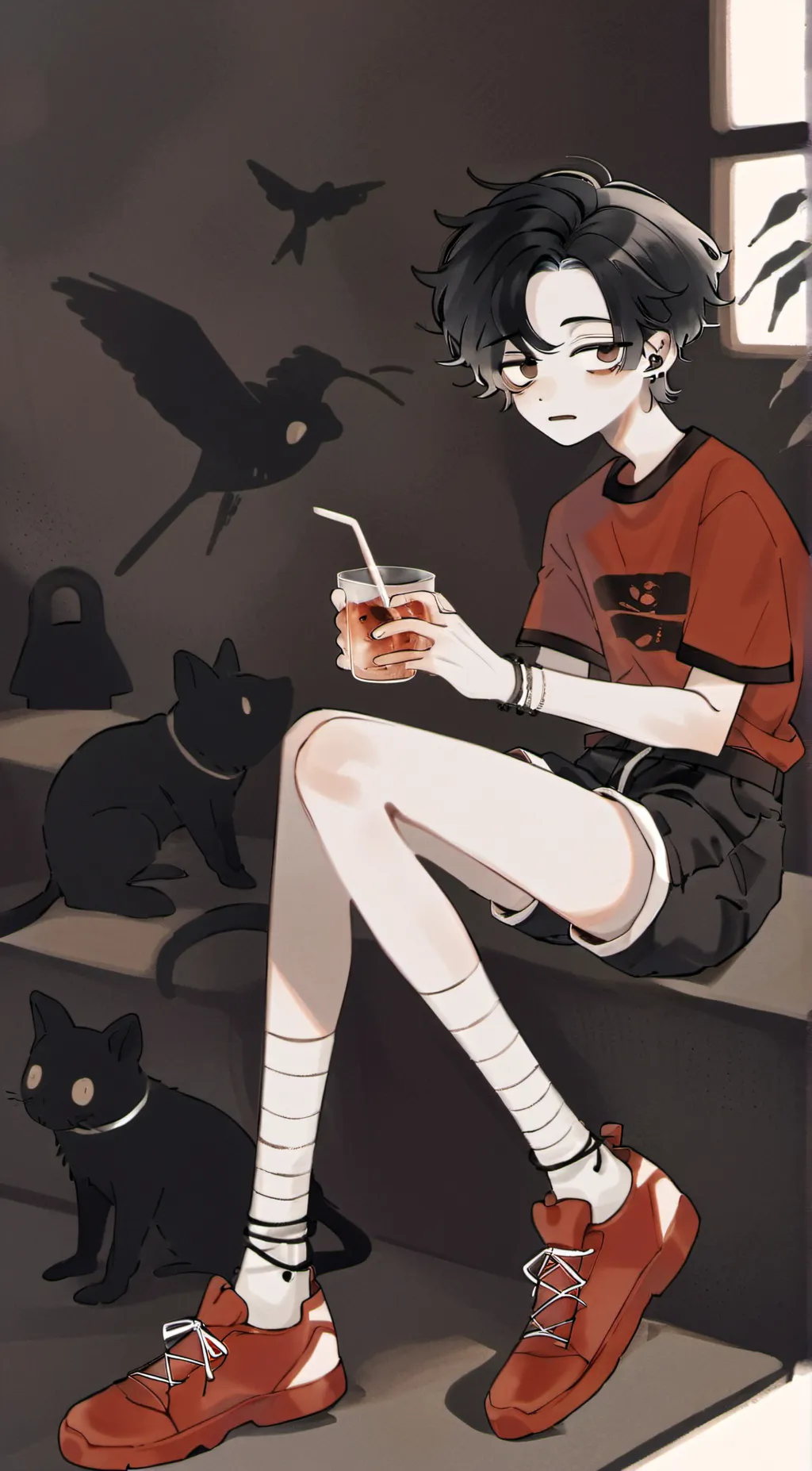 ai character: Mill background