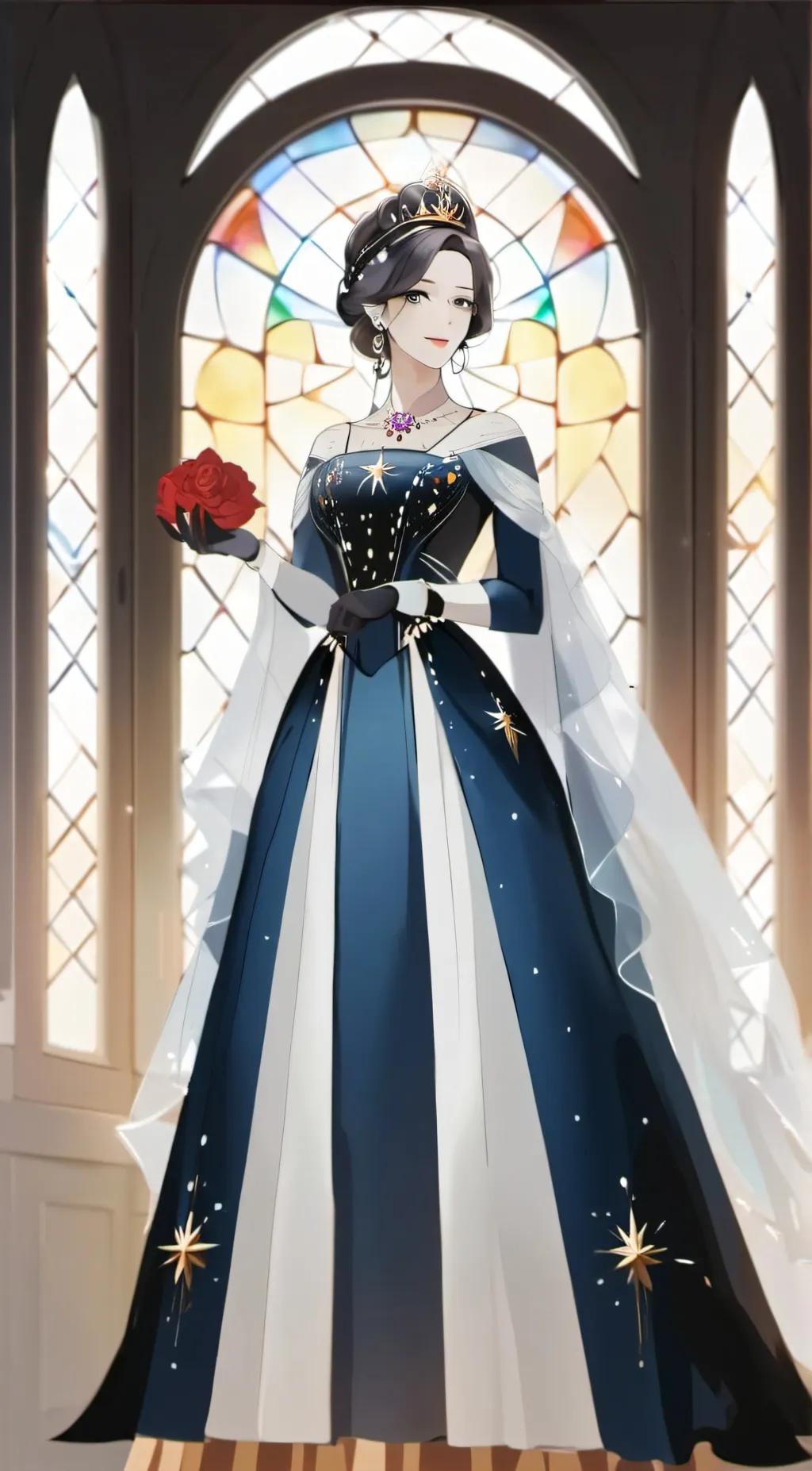 ai character: Queen Nova background