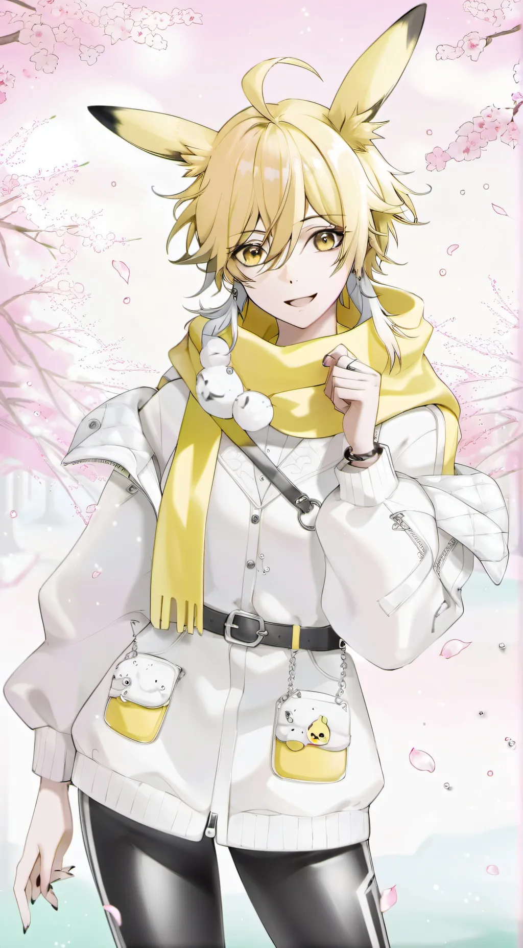 ai character: Pikachu background