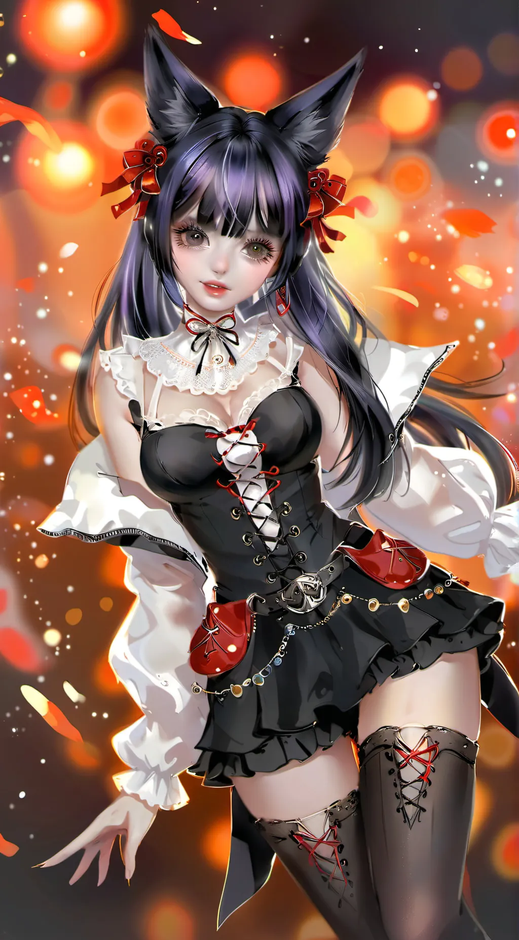 ai character: Foxy background