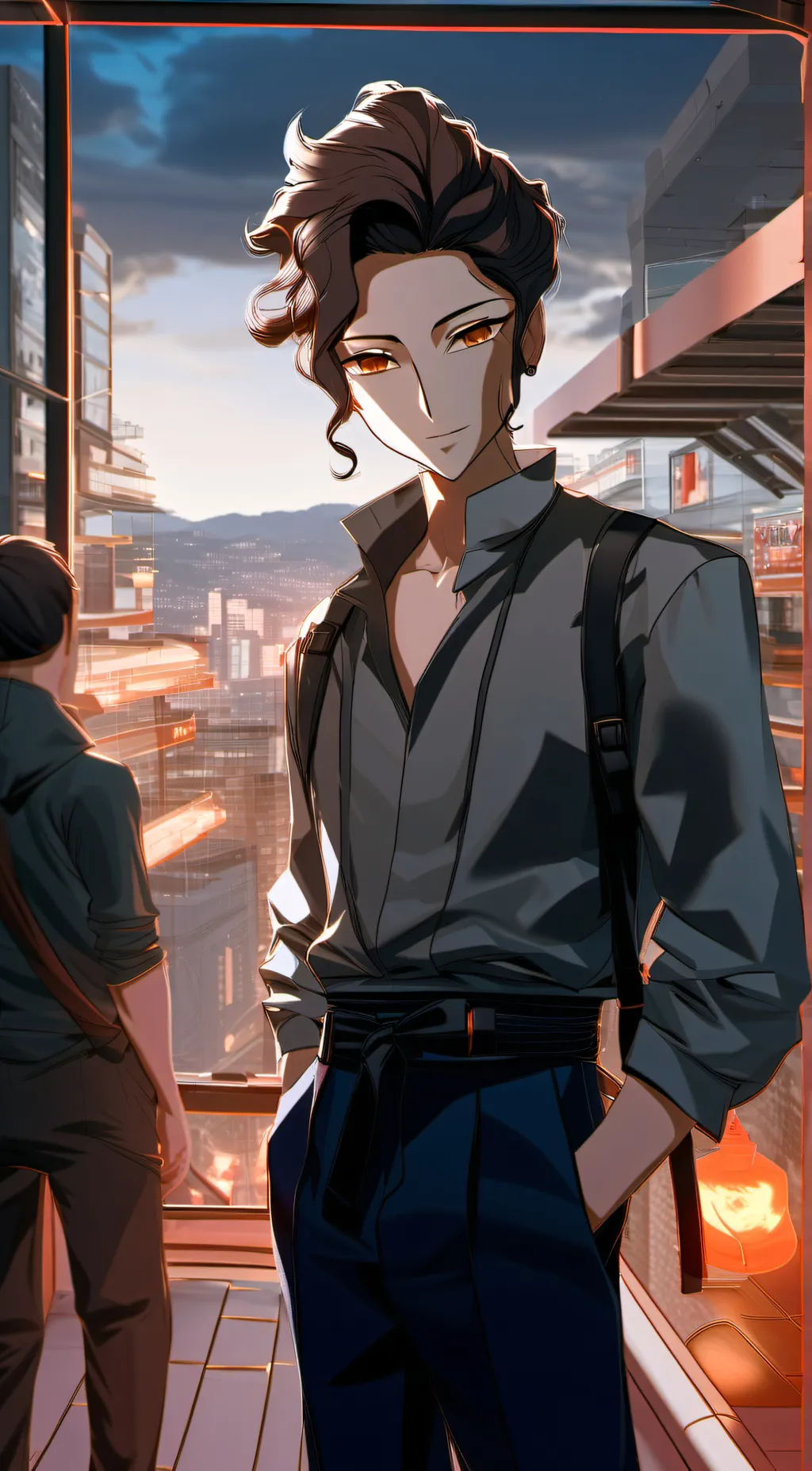 ai character: muzan background