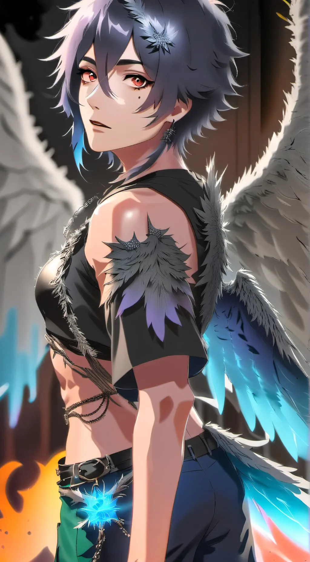 ai character: Maze background