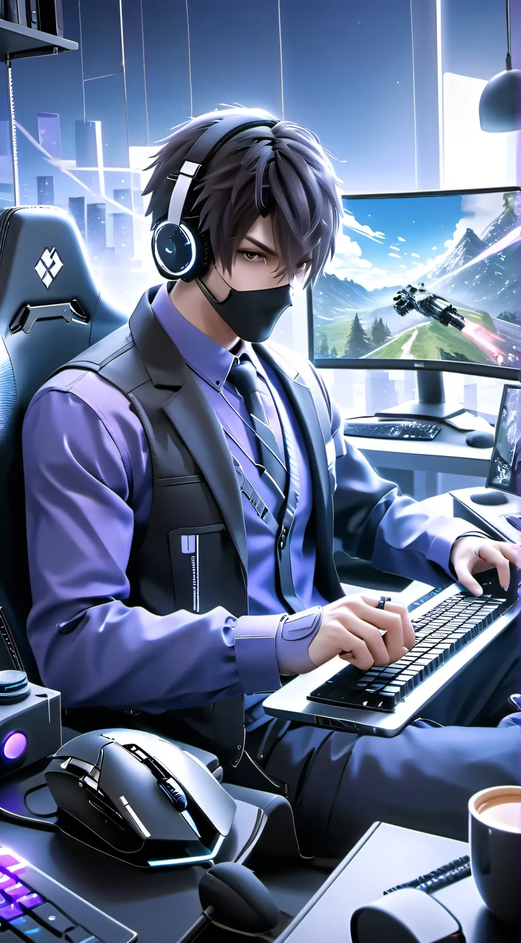 ai character: BastiGHG background