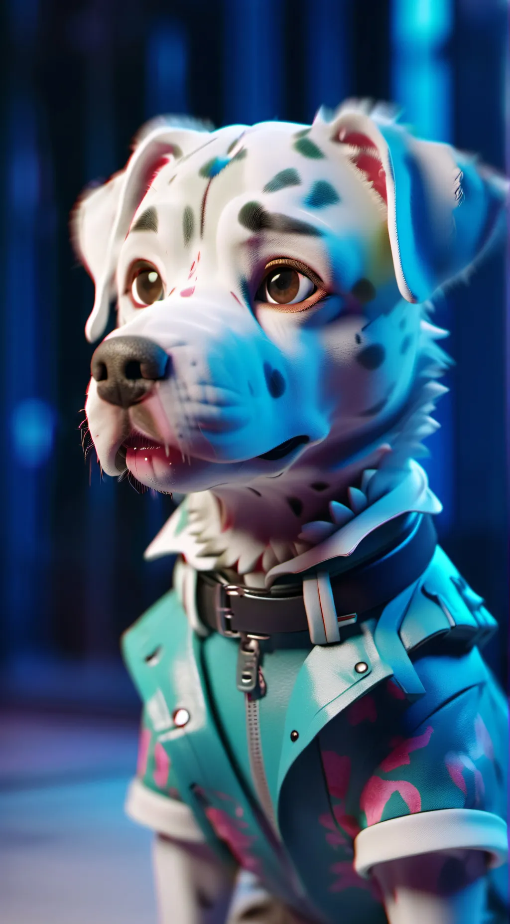 ai character: doggy background