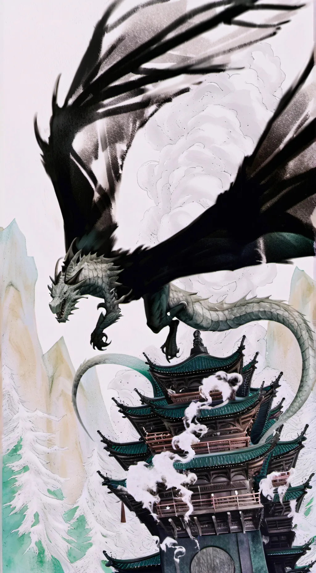 ai character: Dragon background