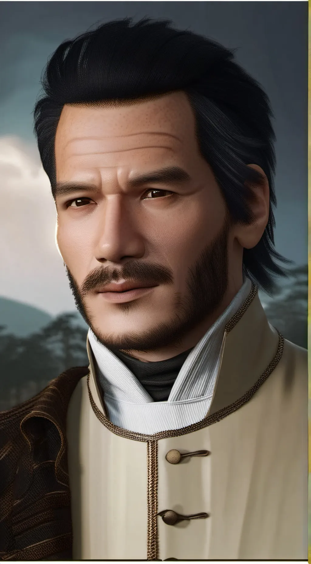 ai character: Mr Delight  background