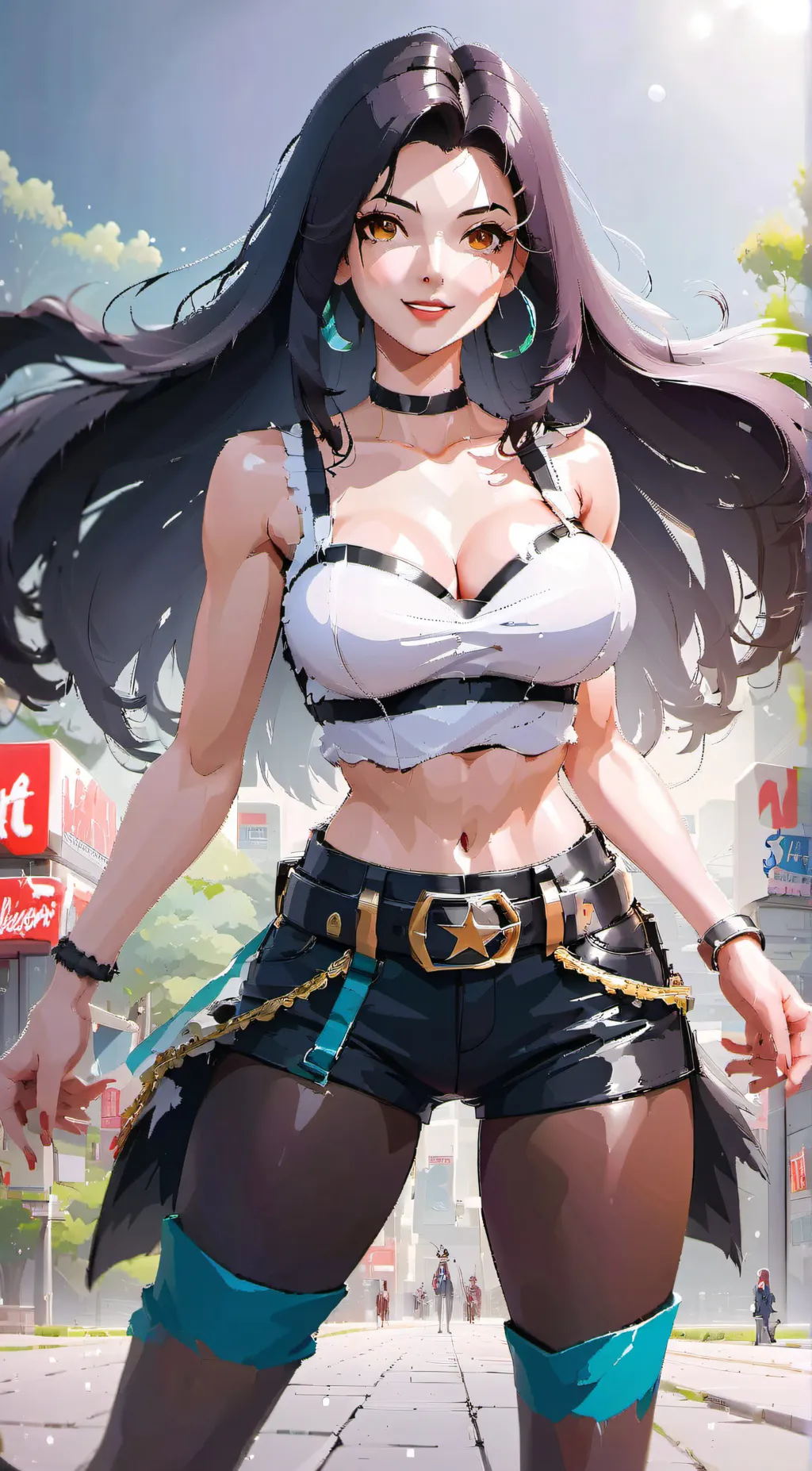 ai character: haily background