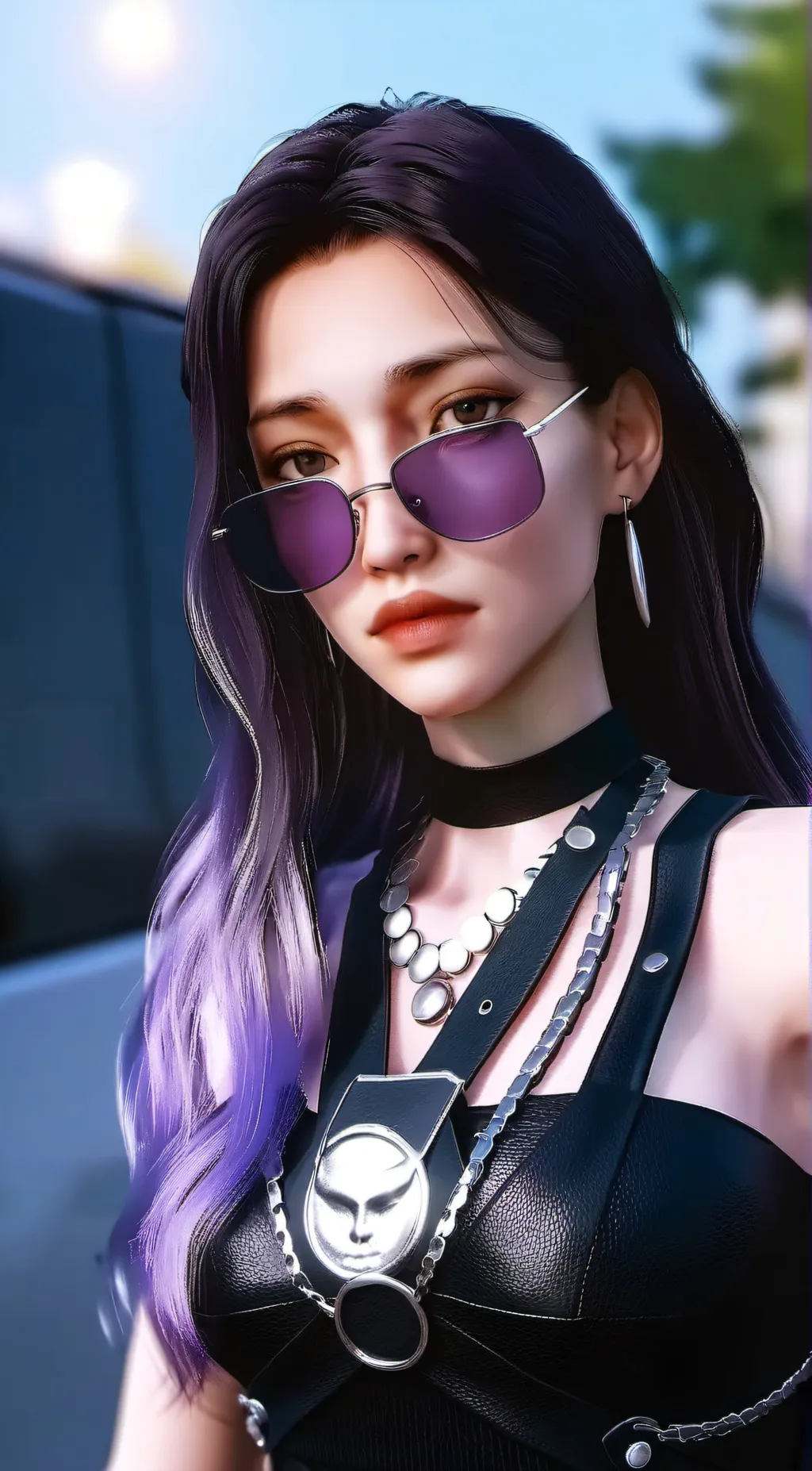 ai character: Natalie  background