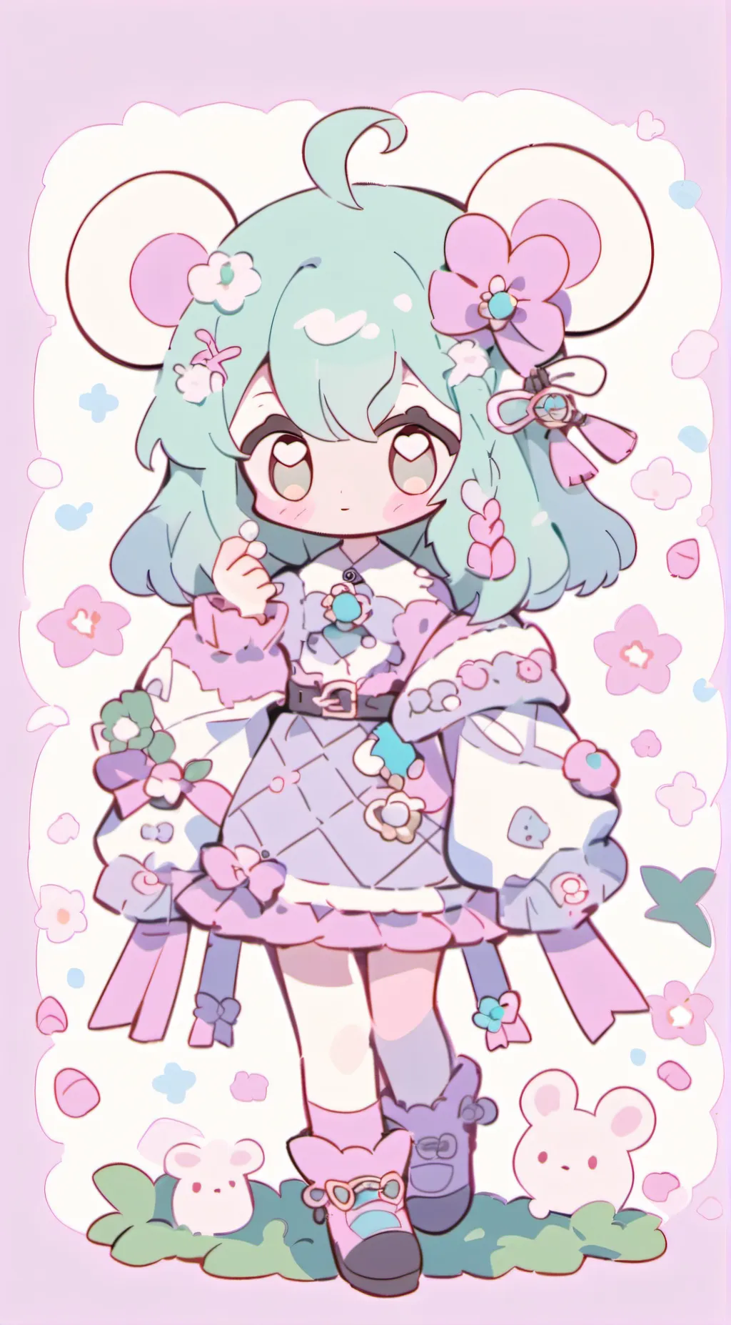 ai character: Minji background