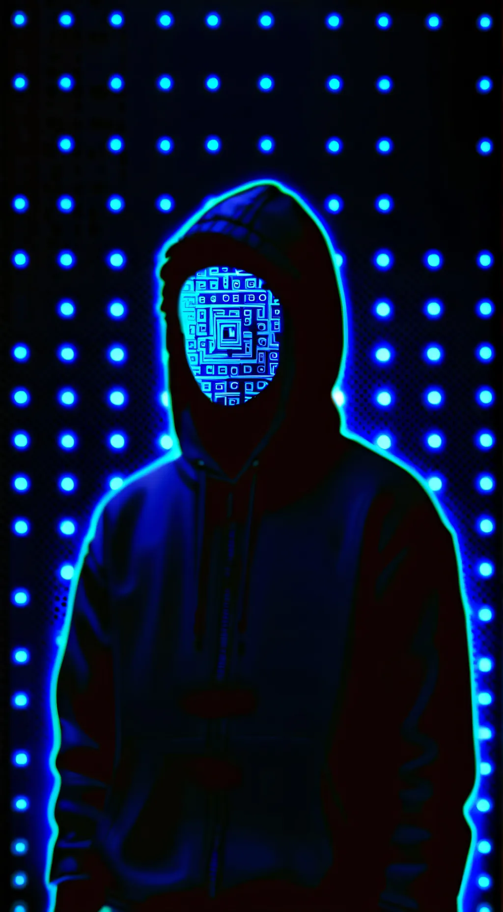 ai character: QRCODE background