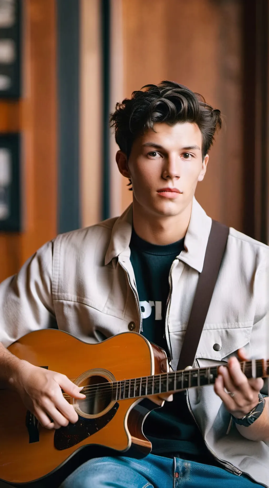 ai character: shawn mendes  background