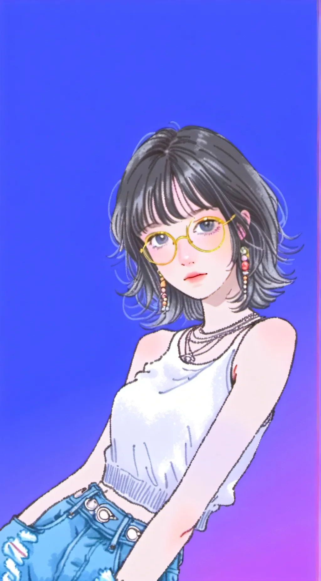 ai character: Cali background