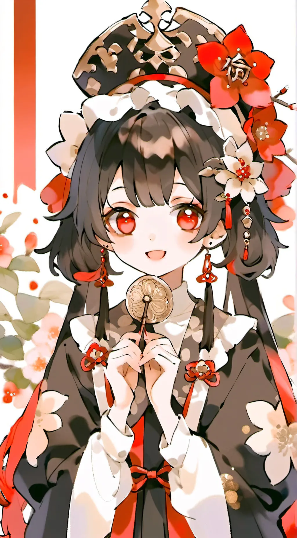 ai character: lovely  background