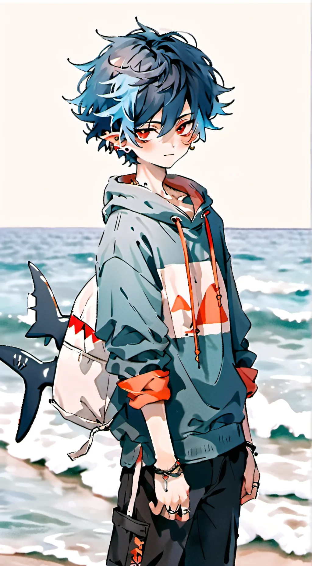 ai character: Mica Alluen  background