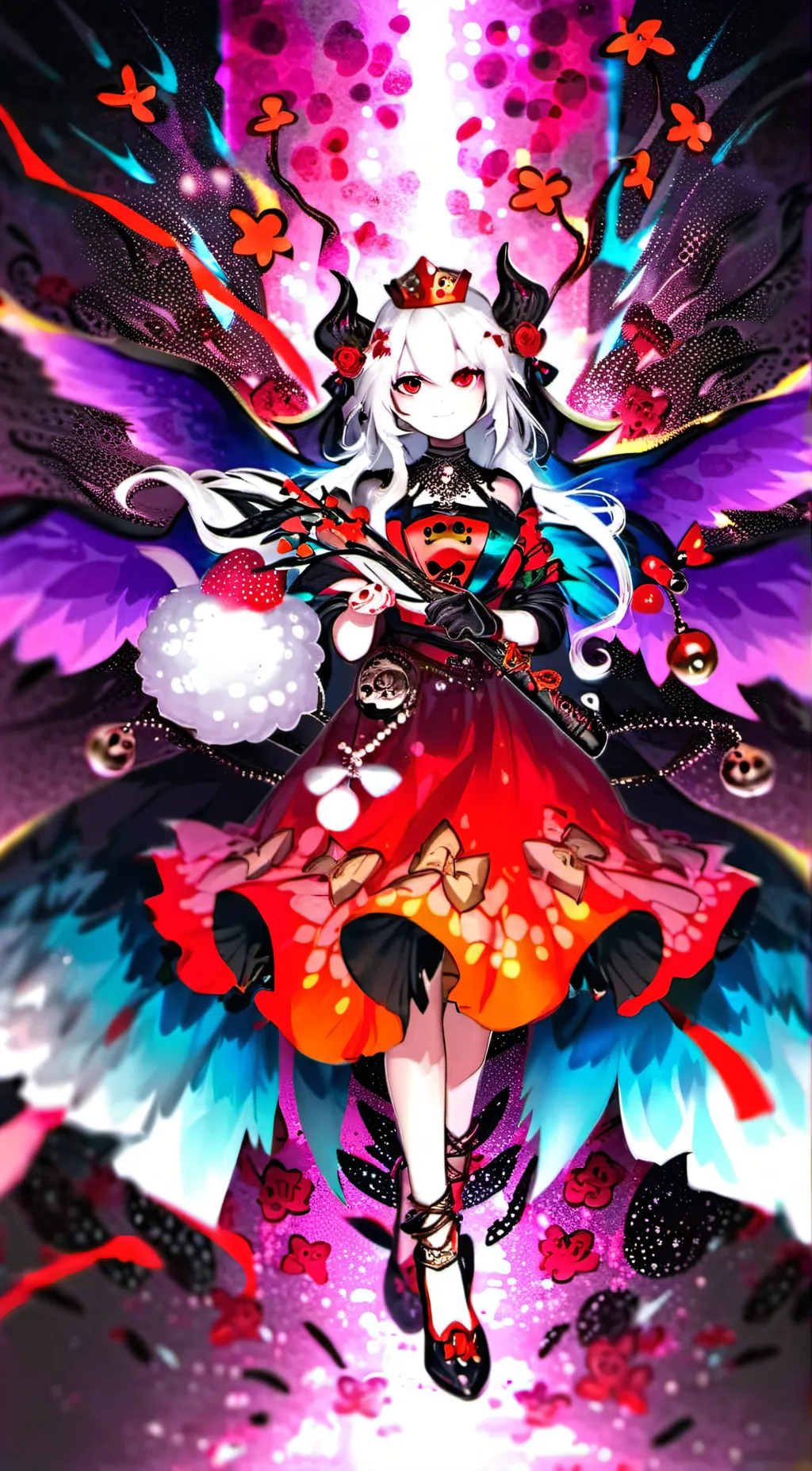 ai character: Demon slayer❤✌ background