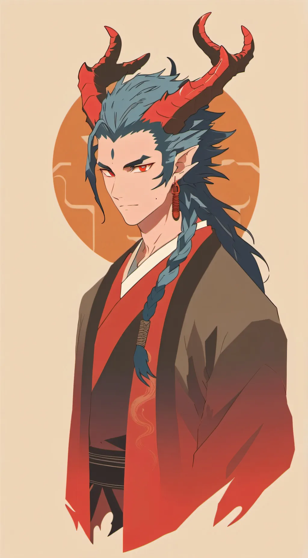 ai character: Onibi Glory background