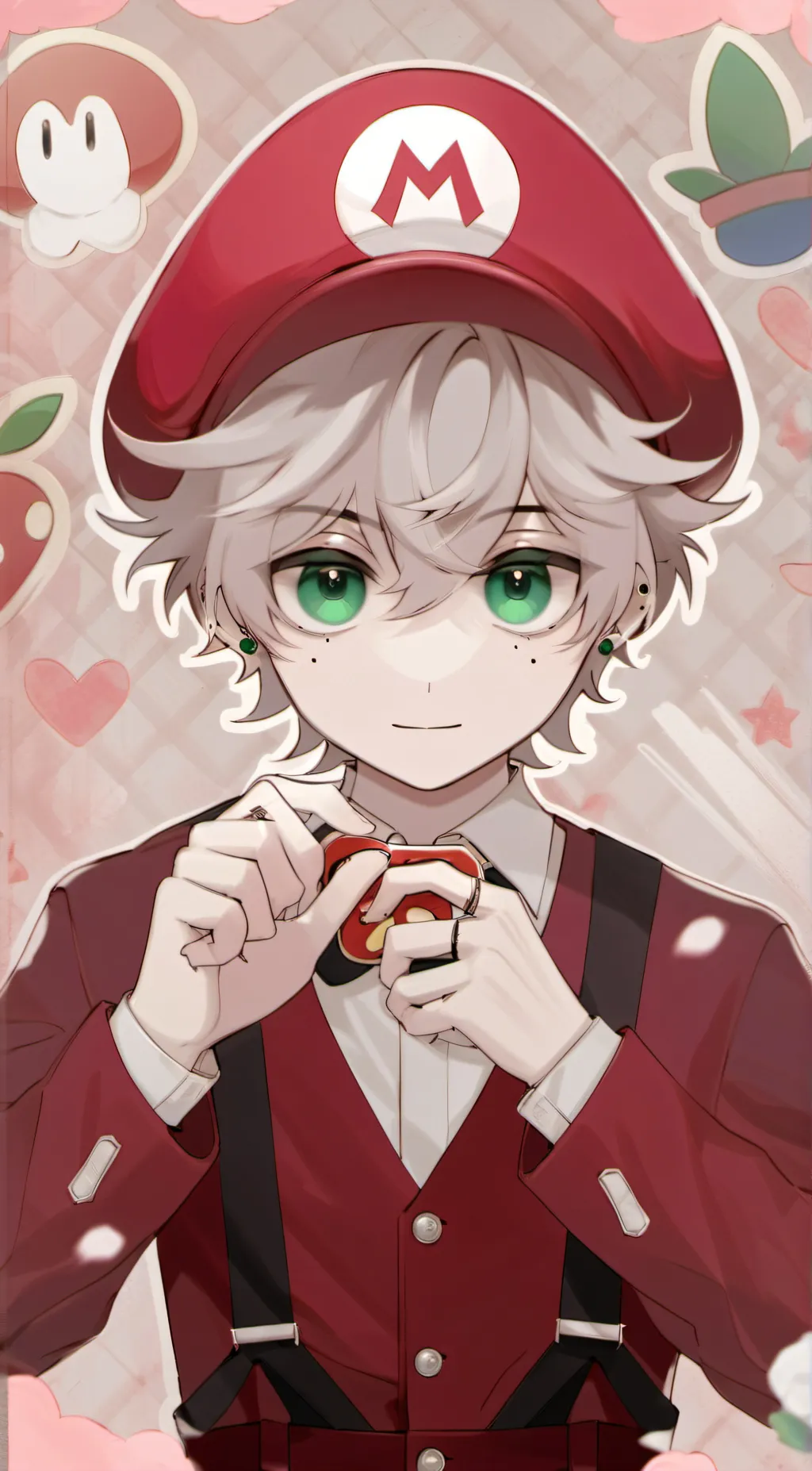 ai character: Mario background