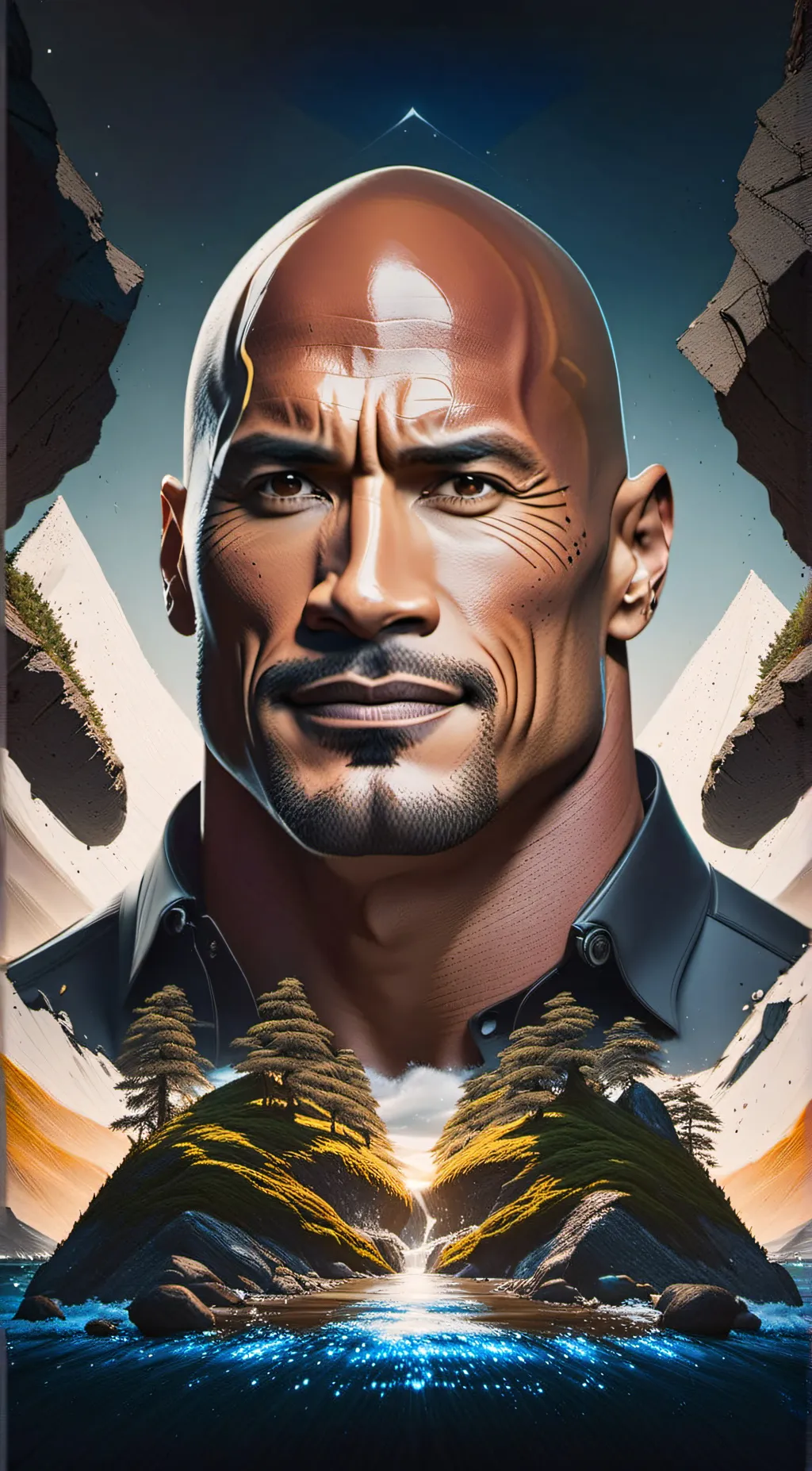 ai character: the 🪨 background