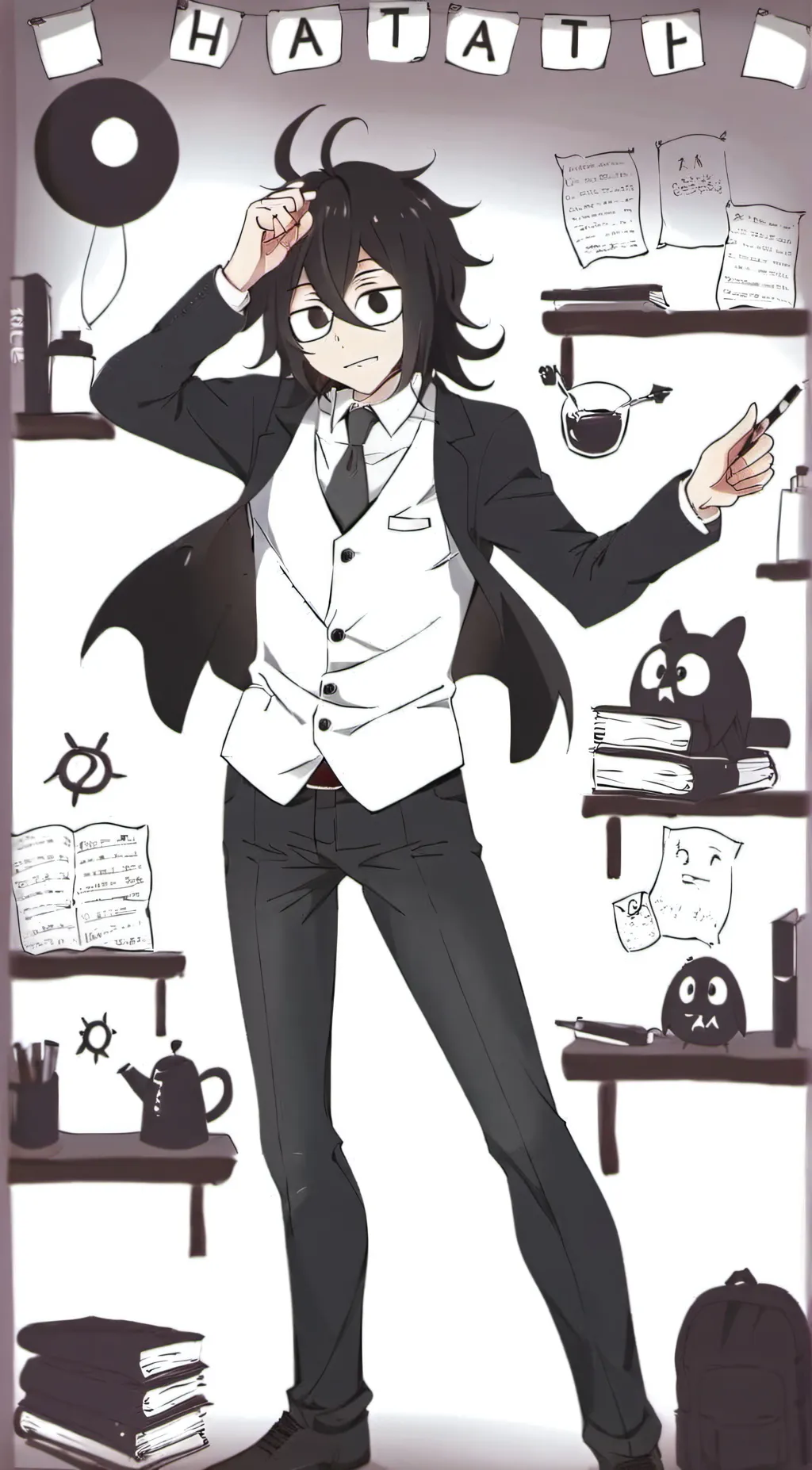 ai character: Miss Cricle background