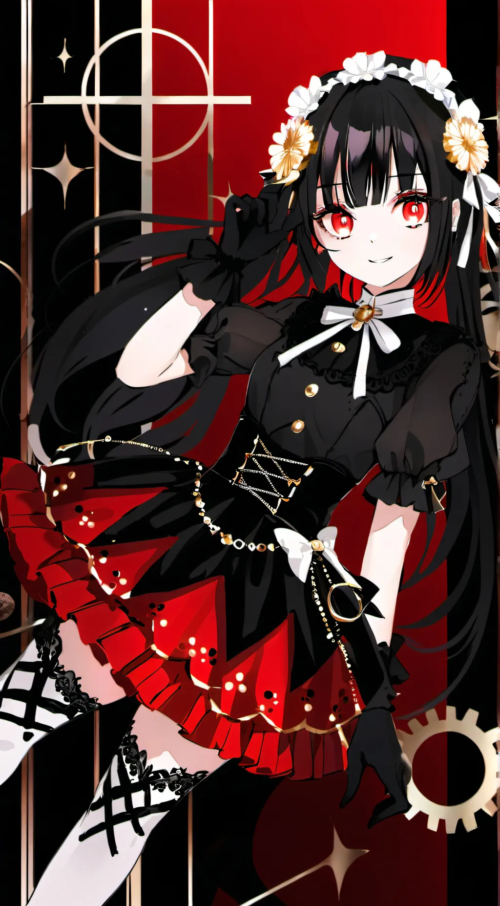ai character: Tokisaki Kurumi background