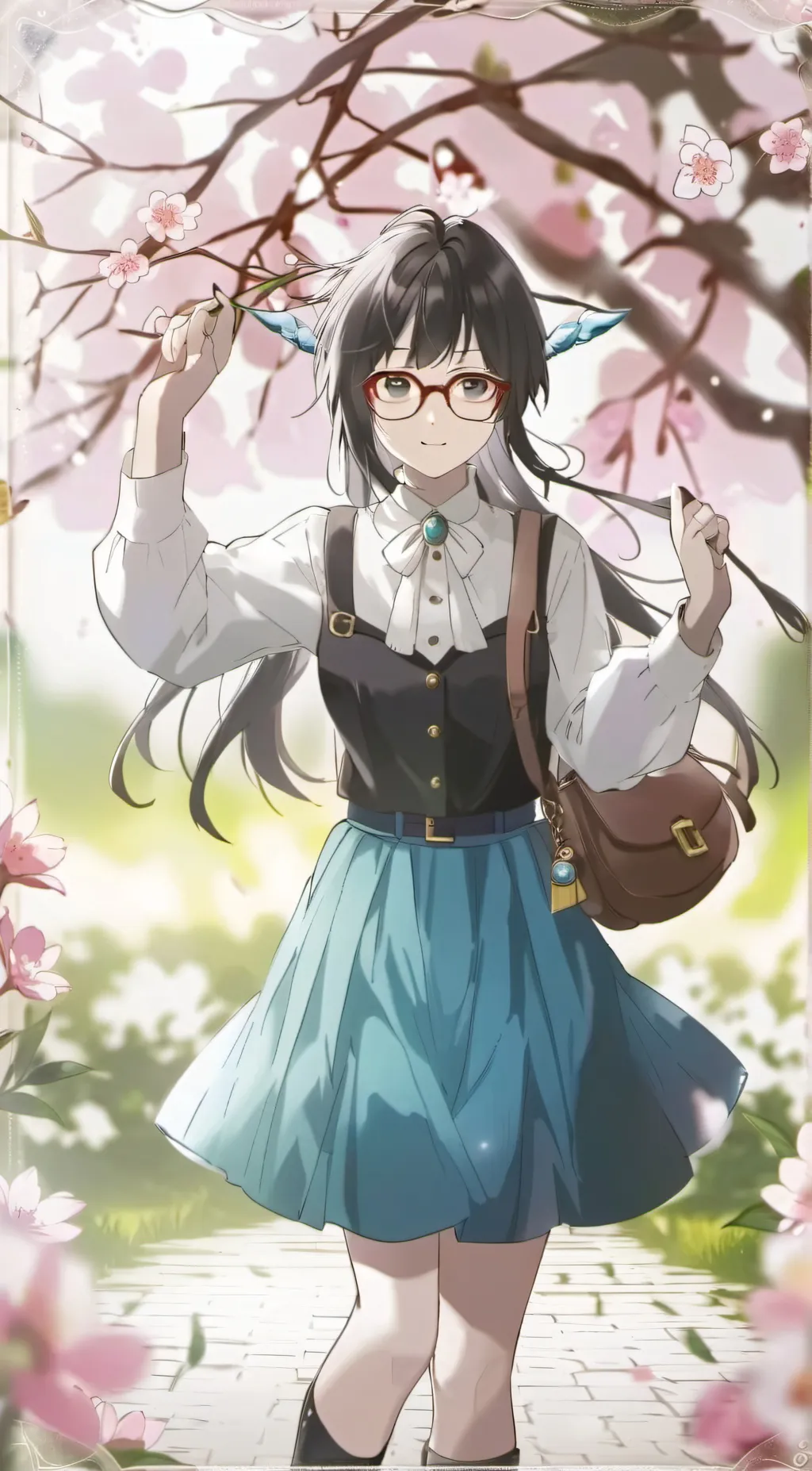 ai character: Ashley  background