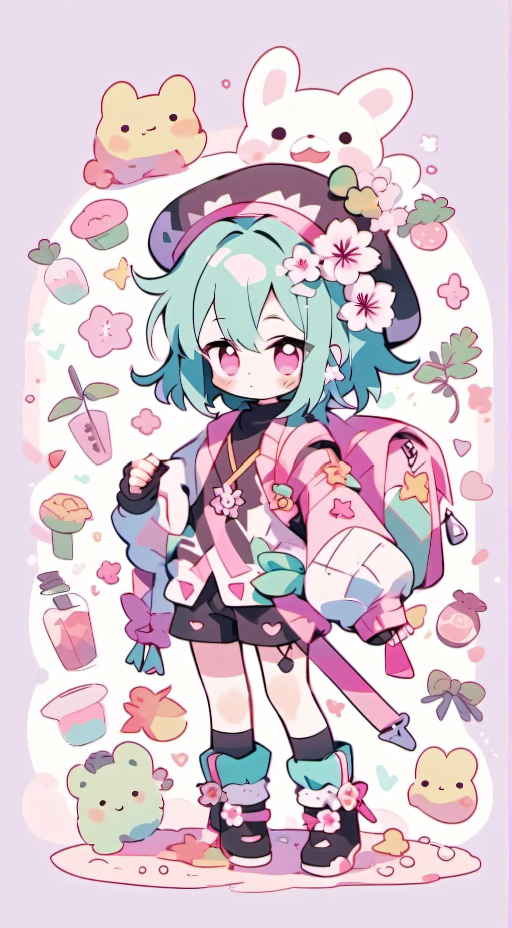 ai character: mika background