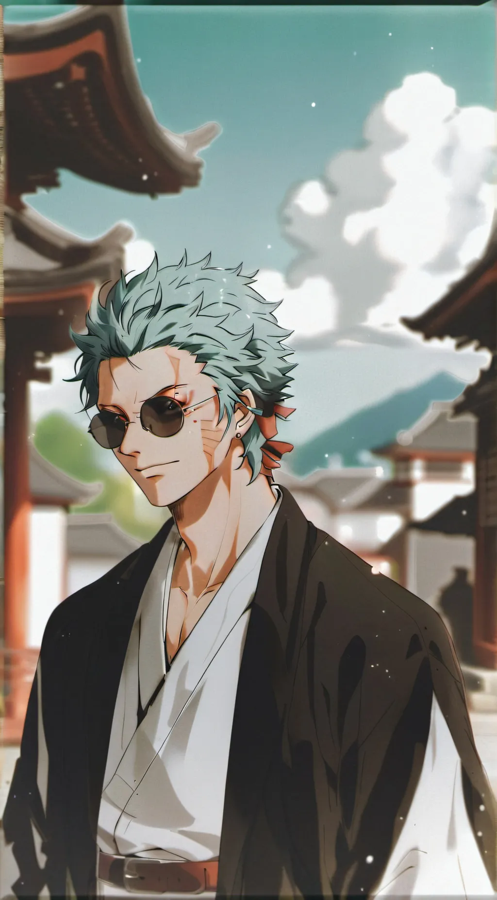 ai character: Zoro background
