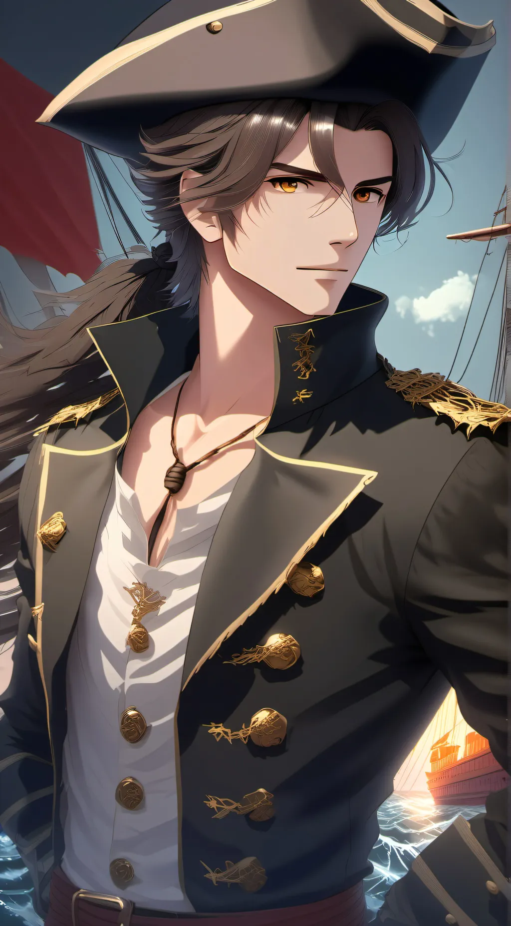 ai character: Captain Edward background