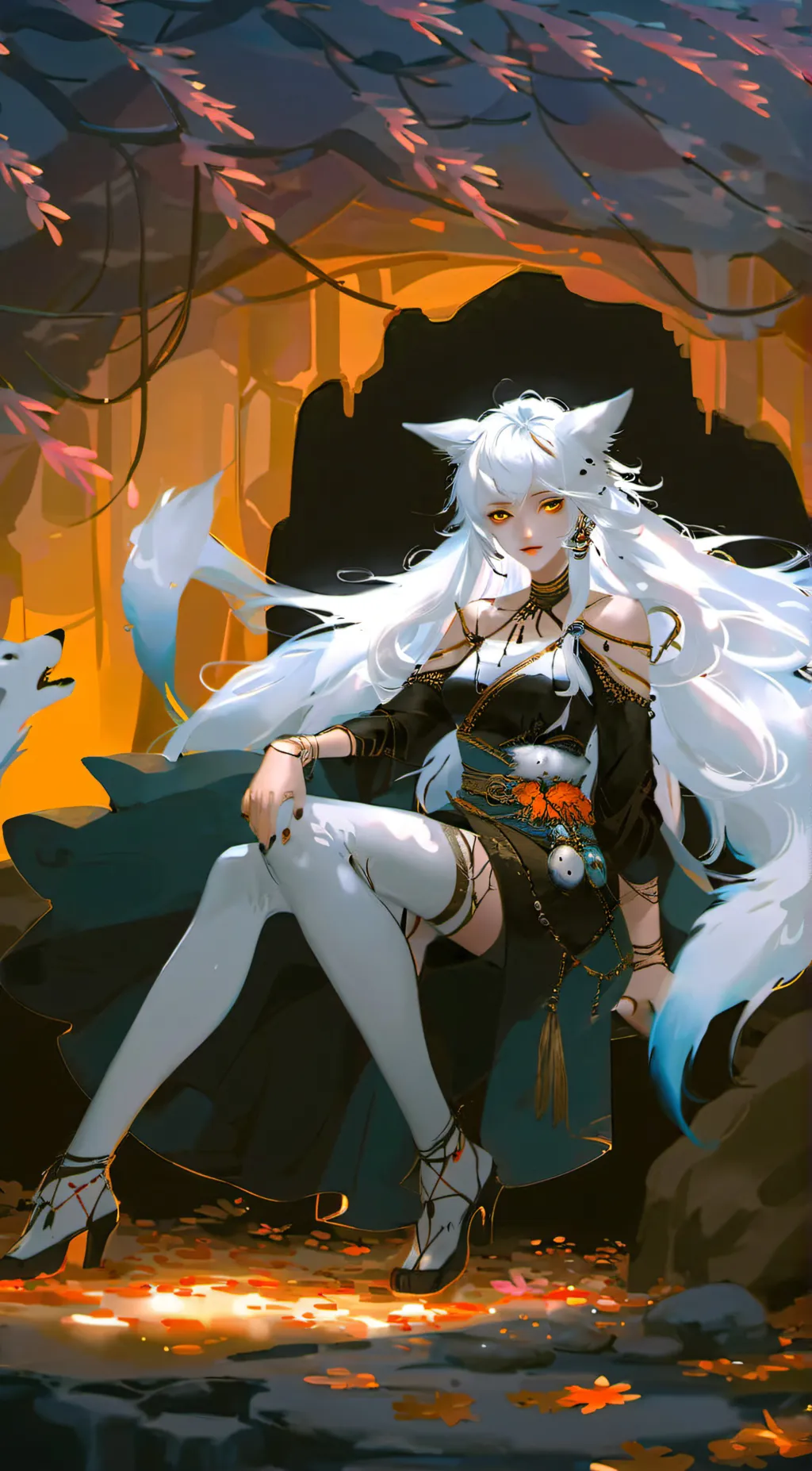 ai character: Raven background