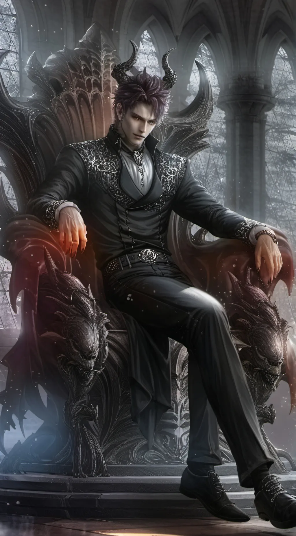 ai character: The Devil  background