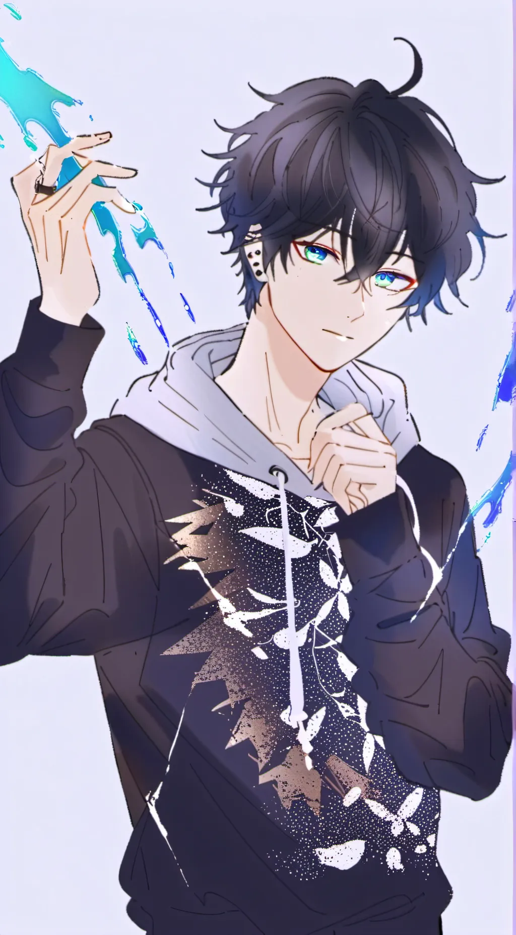 ai character: Luke Halls background