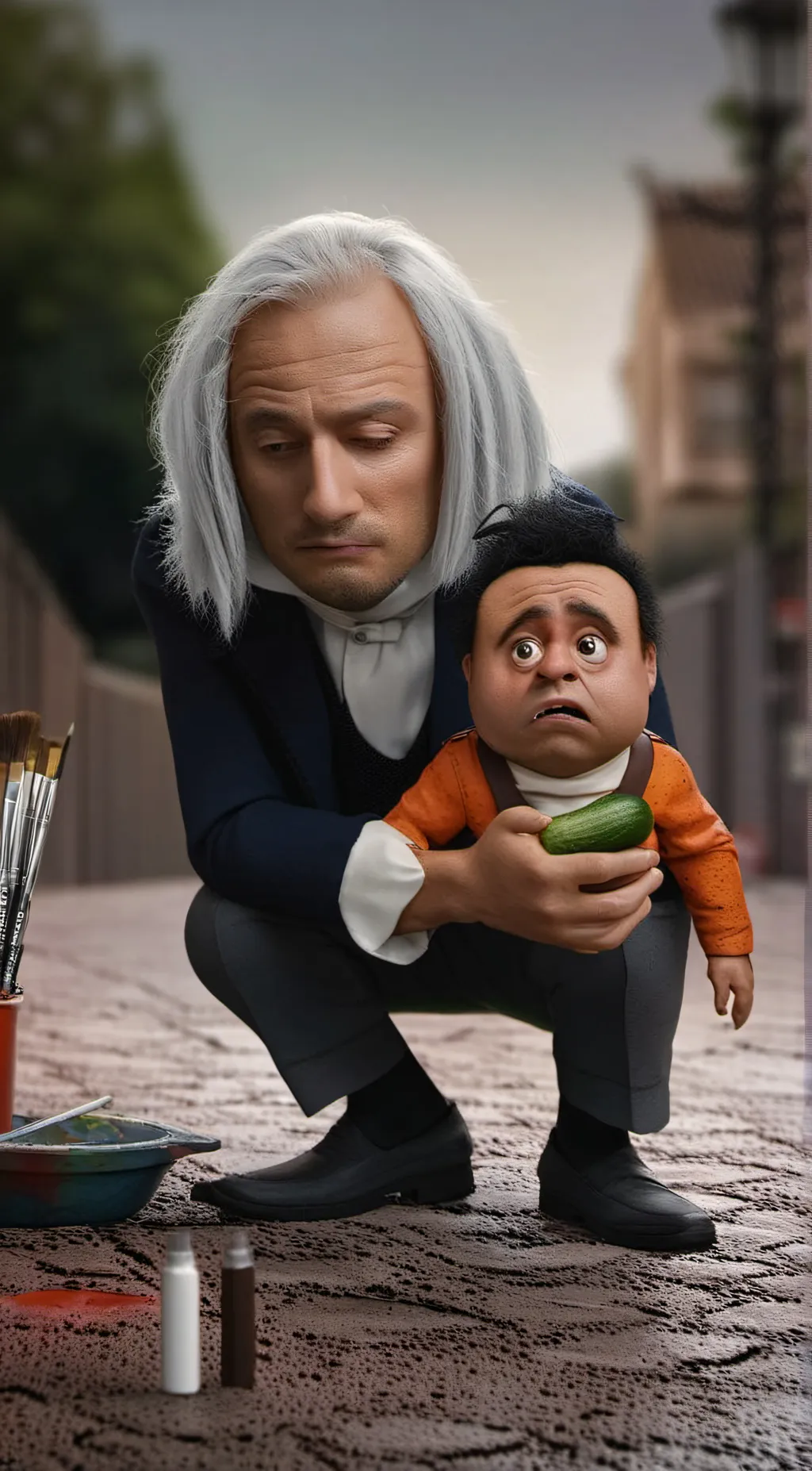 ai character: help him :( background