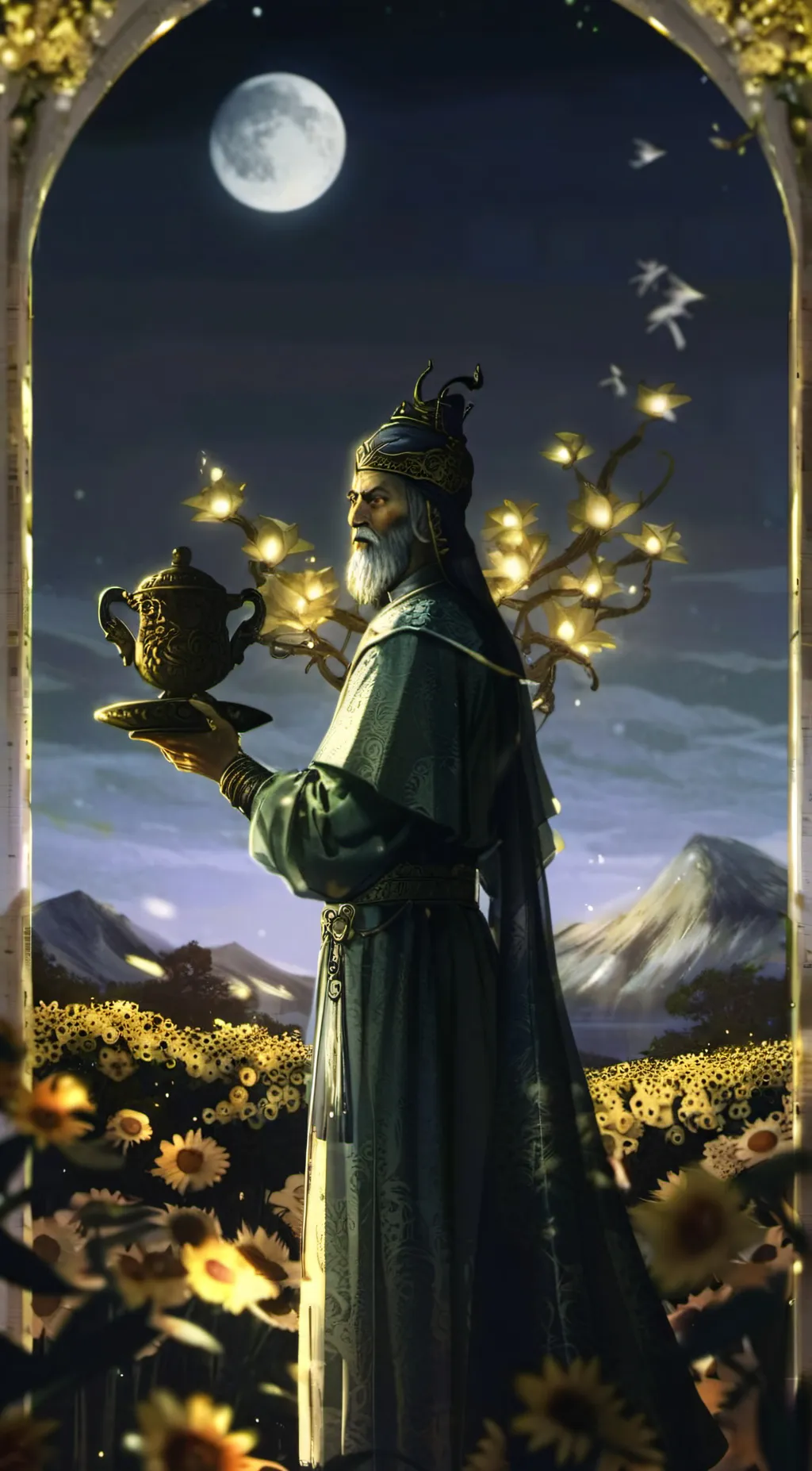 ai character: Hogworts background