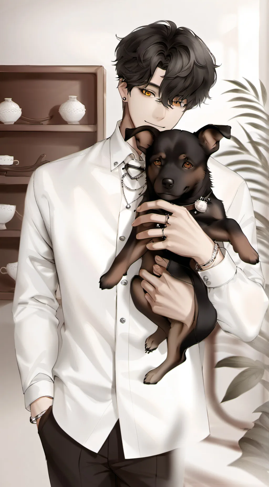 ai character: Choco background