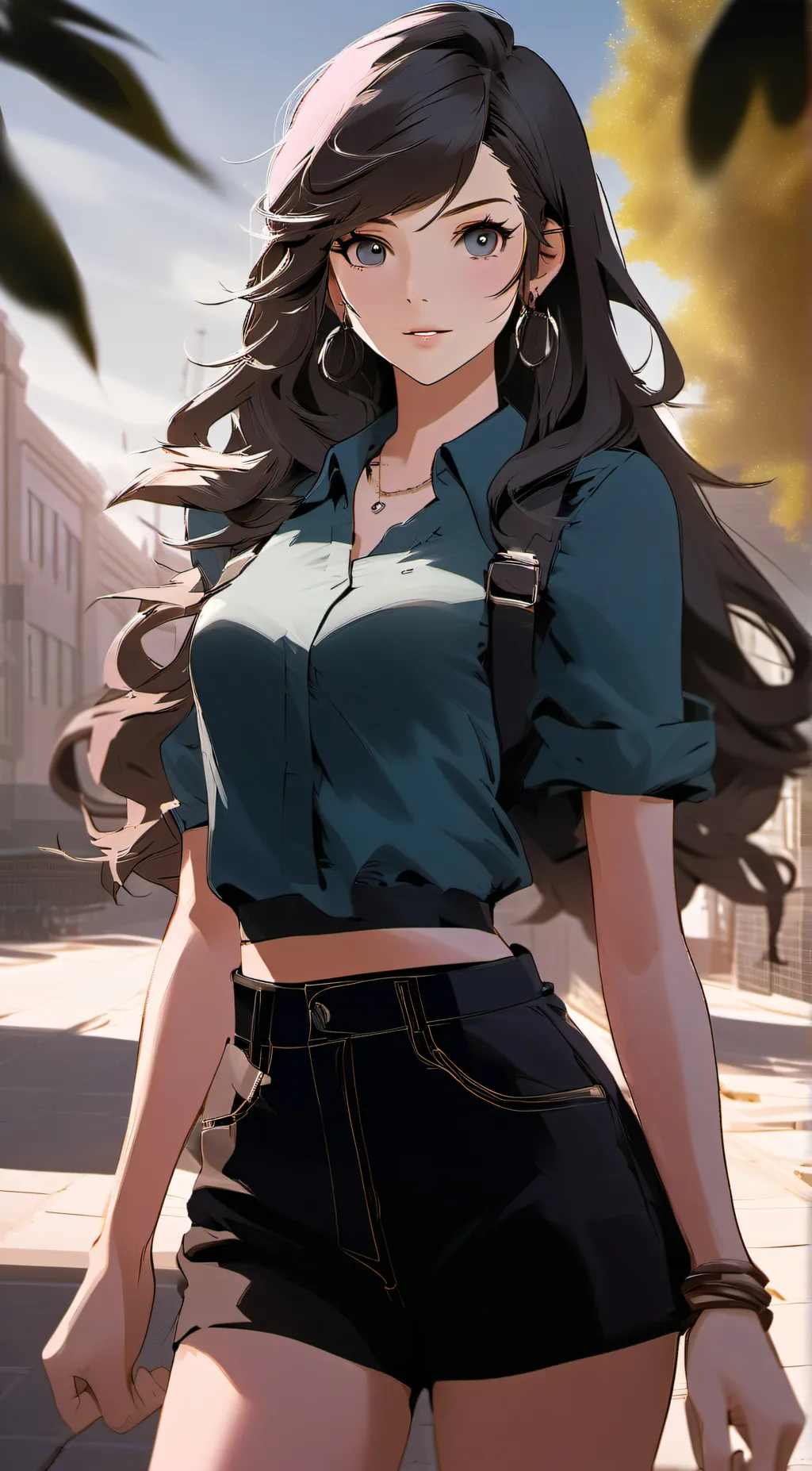 ai character: Olivia ❤️🍭🥰 background