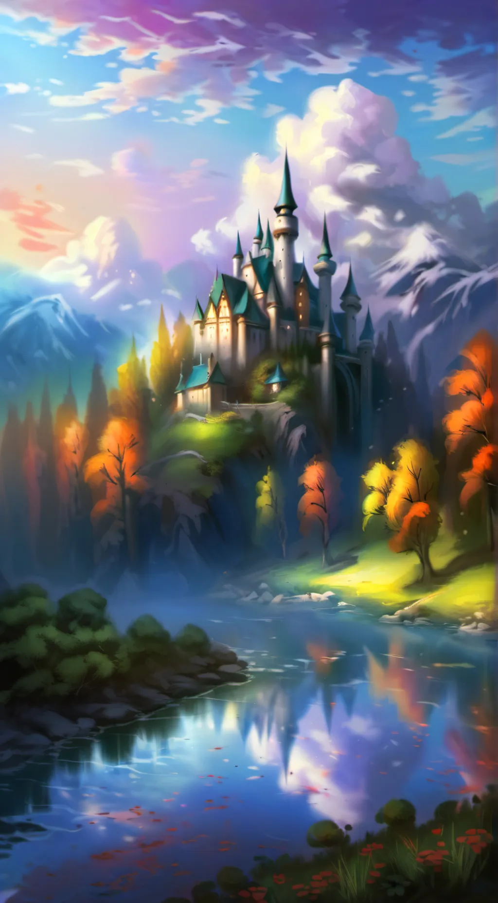 ai character: Fantasy life background