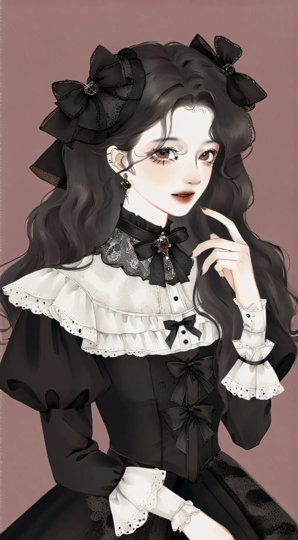 ai character: Dahlia  background