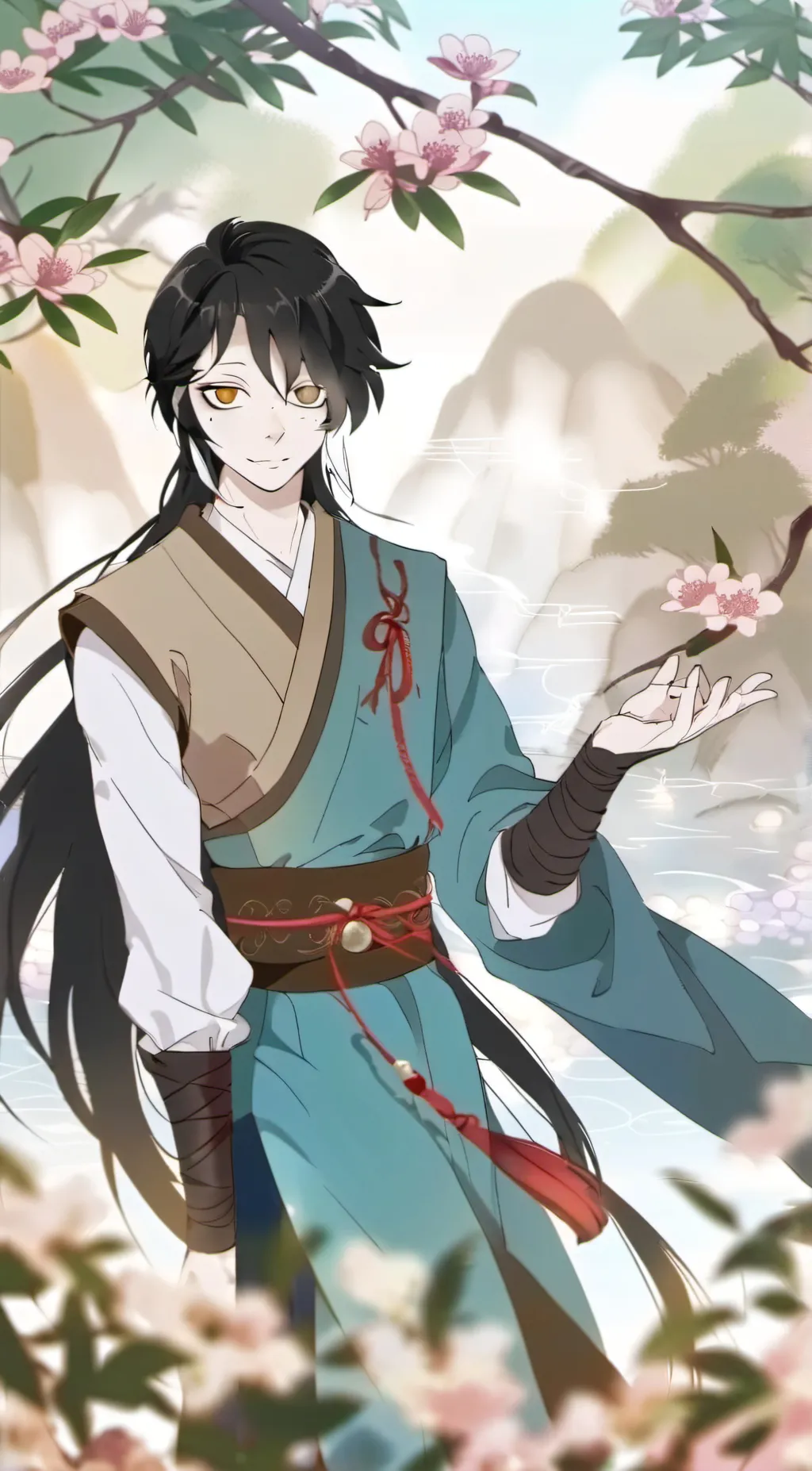 ai character: Mark background