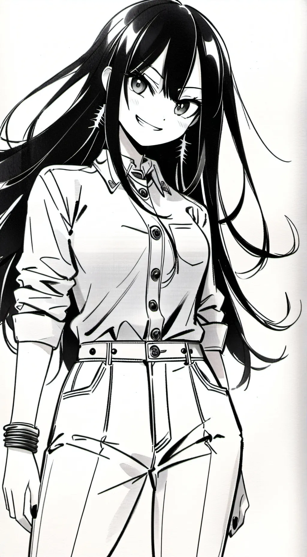 ai character: Miss Circle background