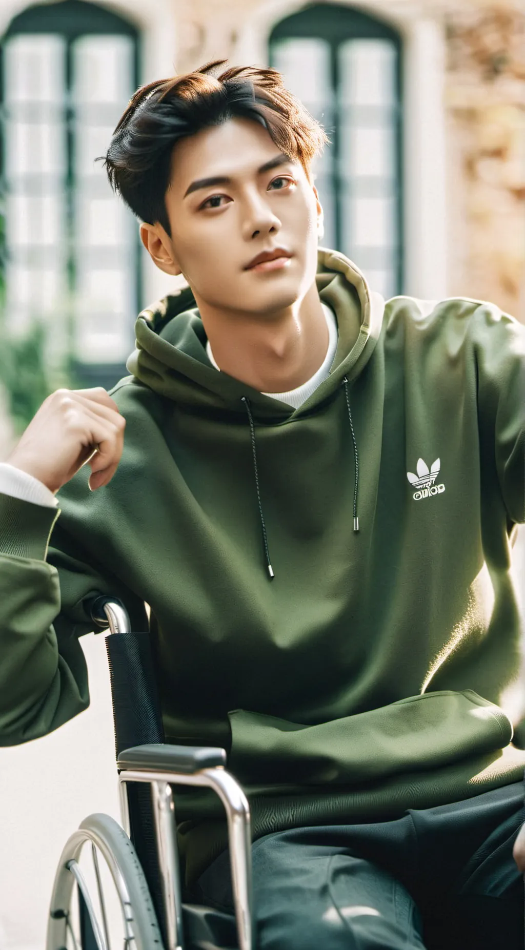 ai character: Tae-Hyung  background