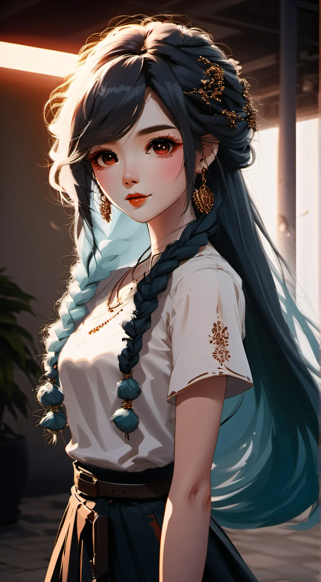 ai character: Lily background