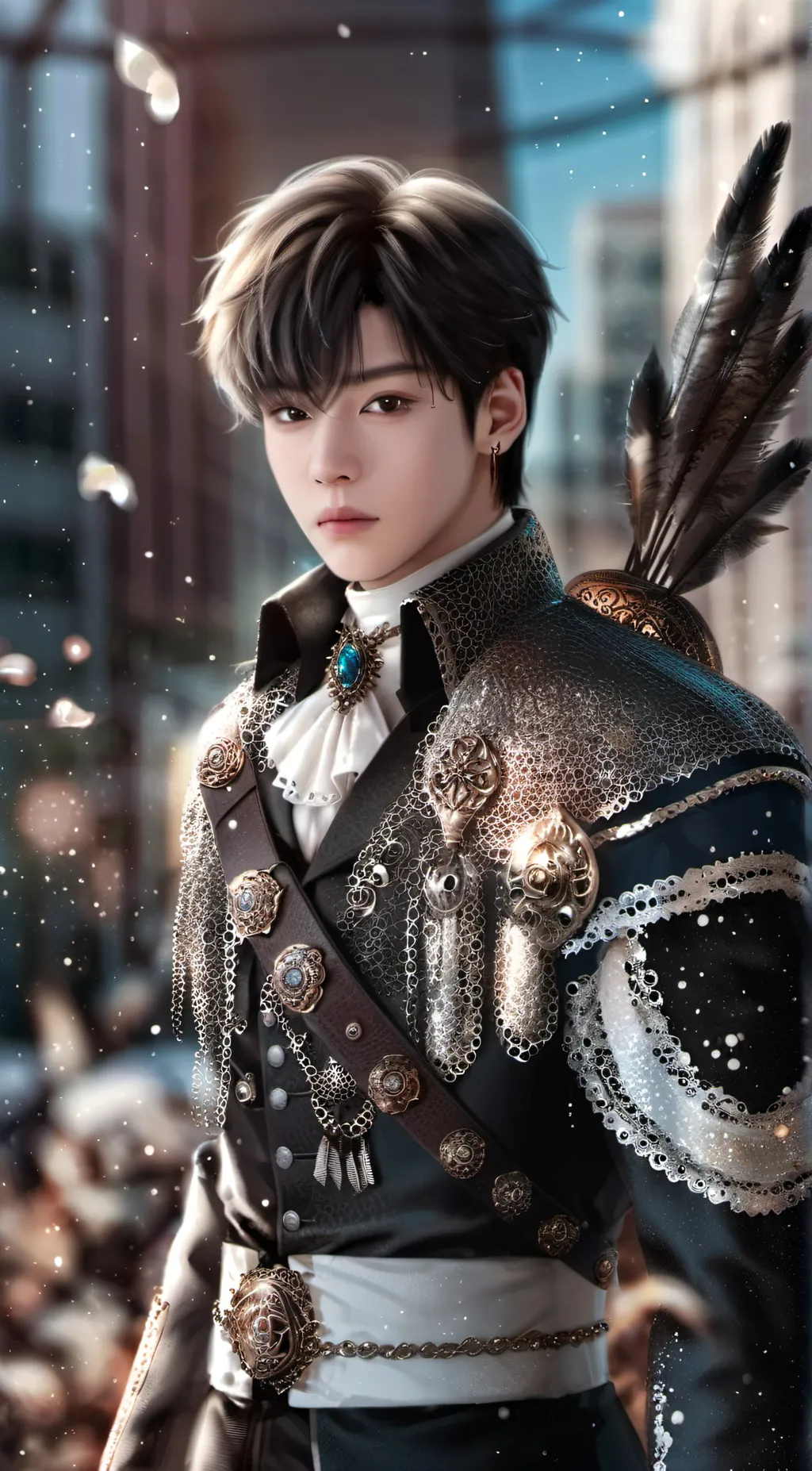 ai character: SeoJun Han background