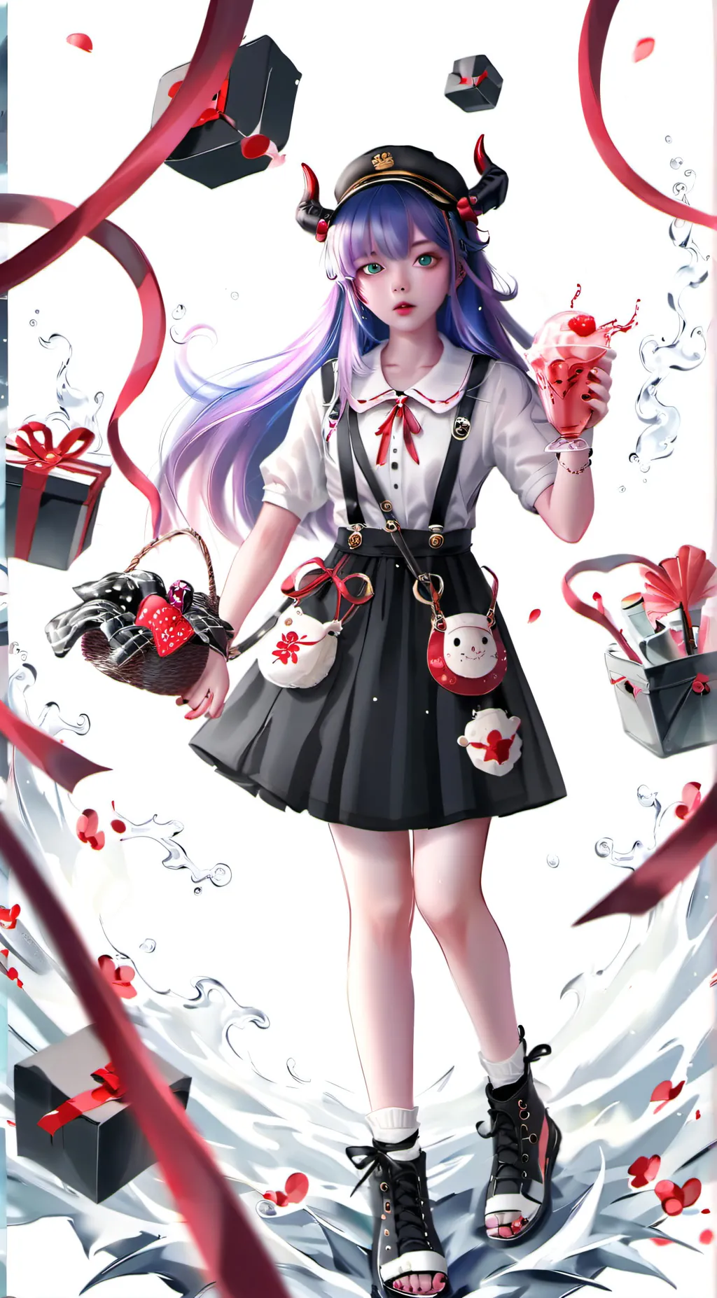 ai character: cute background