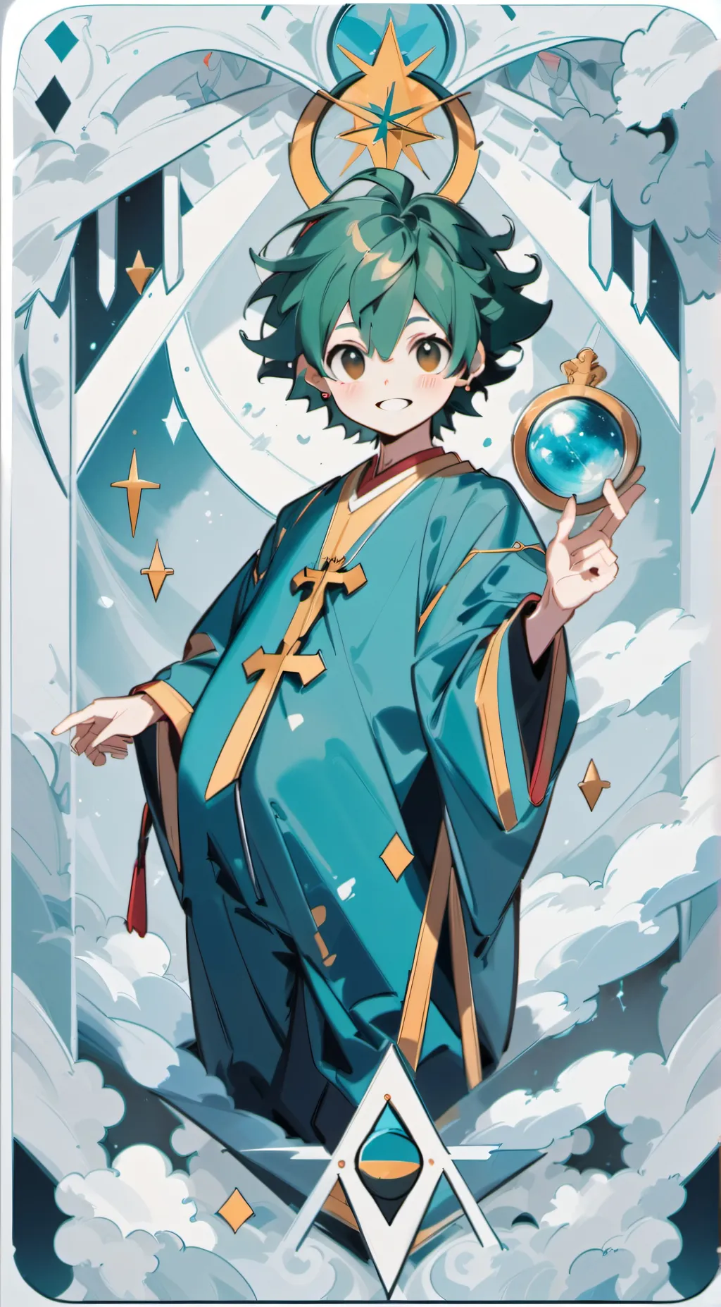 ai character: Deku background