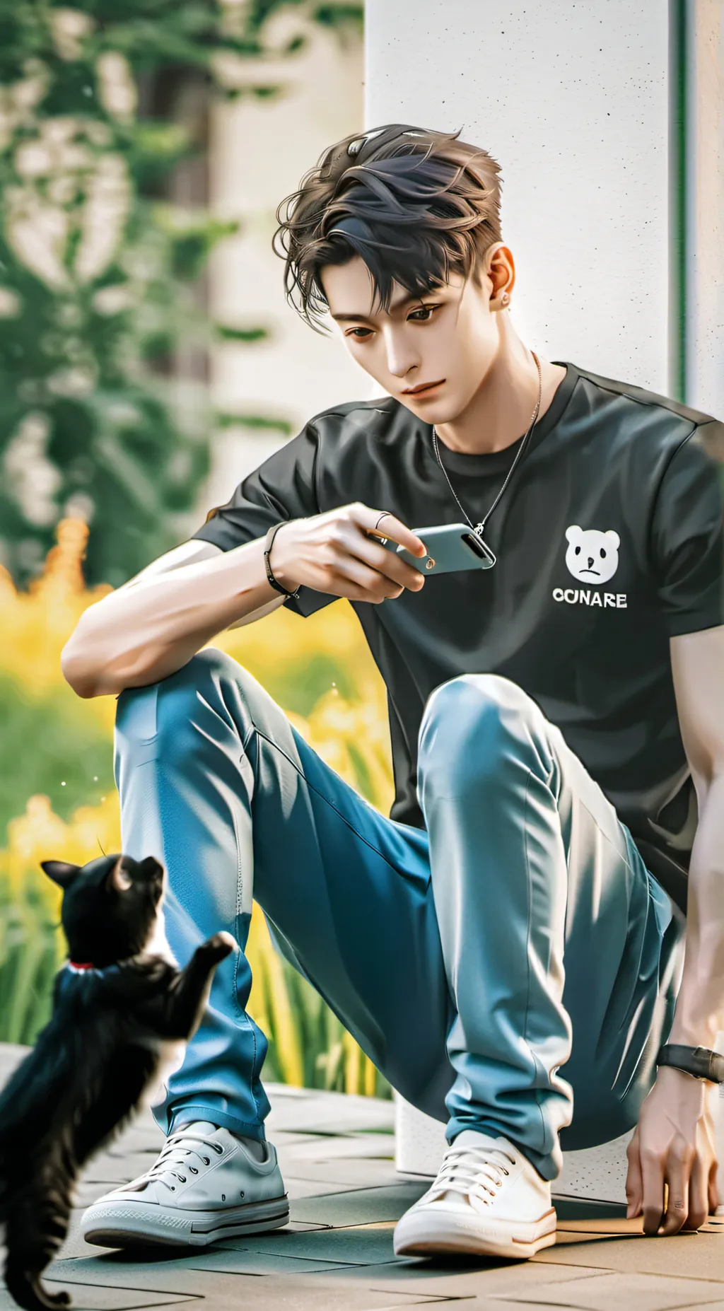 ai character: Aaron background