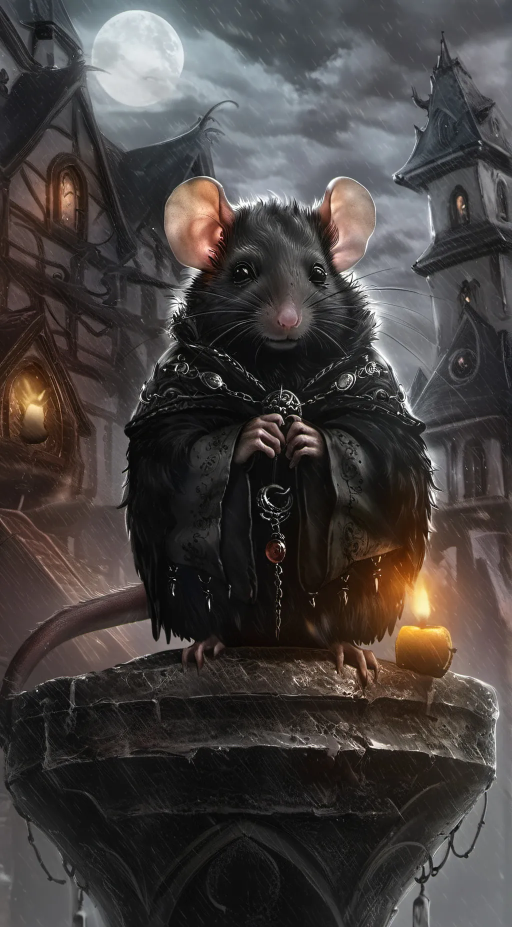 ai character: Cartoon Mouse background